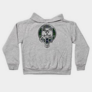 Clan Gordon Dress Tartan Crest Kids Hoodie